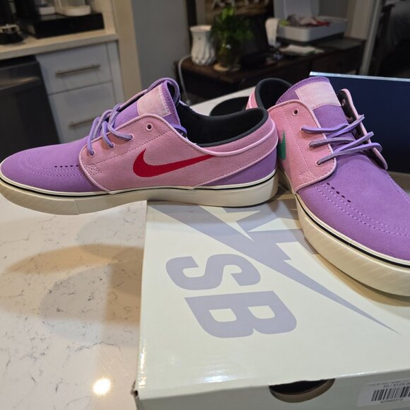 BRAND NEW Nike SB Janoski+ 'Lilac Medium Soft Pink' DV5475-500 MENS SIZE 10 SHOE - Picture 3 of 13